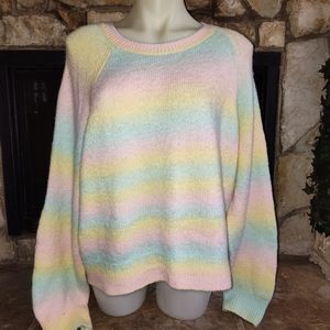 Rainbow sweater XXL